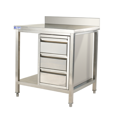 Professional Grade Stainless Steel Workbench for Commercial Restaurants and Kitchens