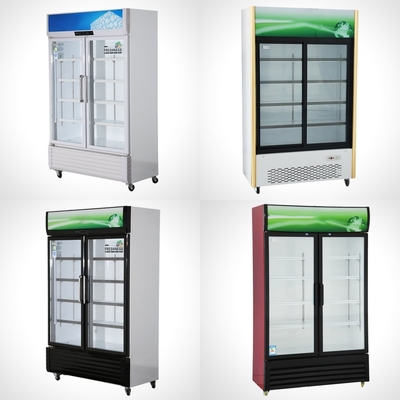 Dimensions mm Customized Refrigerated Display Cooler for Supermarket Beverage Cabinet