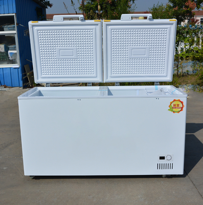 398L~1298L Horizontal Freezer Refrigerator Nice 2-Door White Ice Cream Freezer
