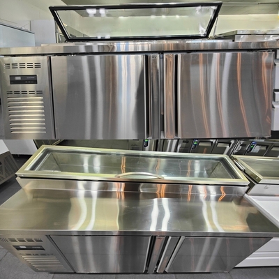 Stainless Steel 304/201 Refrigeration and Fresh-keeping Table for Undercounter Fridge