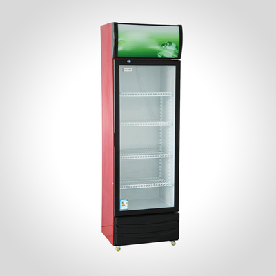 Single-Temperature Vertical 1-Door Showcase Commercial Refrigeration Beverage Cooler