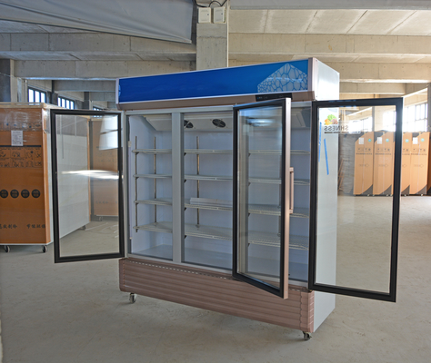 110V/60HZ Voltage Commercial Refrigerated Drinks Display Case with R290a Refrigerant