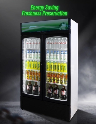 110V/60HZ Voltage Commercial Refrigerated Drinks Display Case with R290a Refrigerant