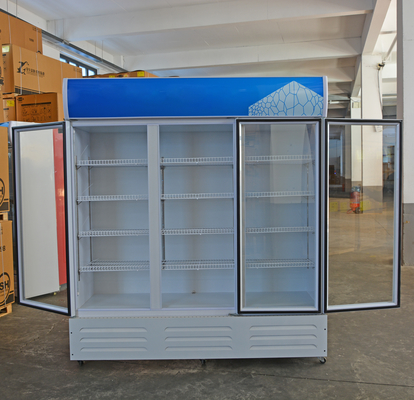 110V/60HZ Voltage Commercial Refrigerated Drinks Display Case with R290a Refrigerant