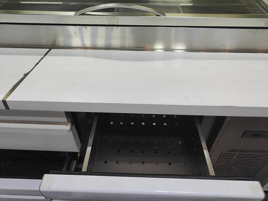 Customized Dimensions Four-Drawer Pizza Prep Table Refrigerator for Catering