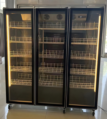Single-Temperature Capacity or customized Wine Display Refrigerator with LED Lighting