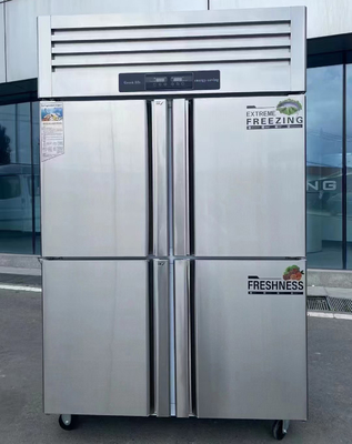 220V-240V/50HZ(60HZ)  Stainless Steel Vertical Upright Freezer Refrigerator for Kitchen