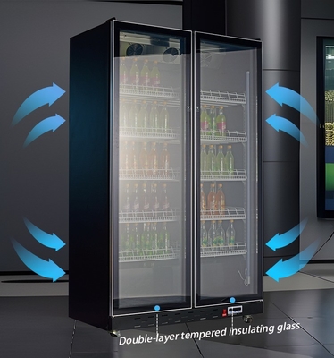 Single-Temperature Capacity or customized Wine Display Refrigerator with LED Lighting