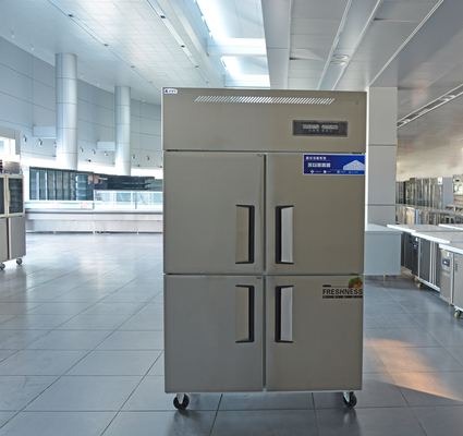 220V-240V/50HZ(60HZ)  Stainless Steel Vertical Upright Freezer Refrigerator for Kitchen