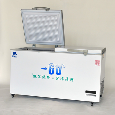 178L-1580L Large Capacity Deep Horizontal Seafood Ultra low Chest Horizontal Freezers