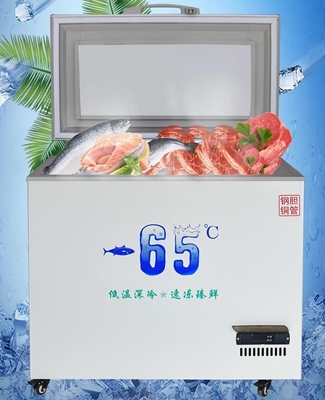 8.5-10cm Foam Layer Ultra-Low Chest Freezer for Large Capacity -60°C Seafood Storage