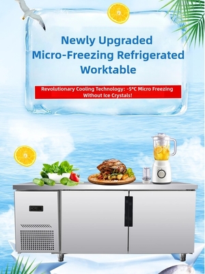 Non-Freezing Micro-Freezing Refrigerated Worktable for Voltage/Frequency or customized