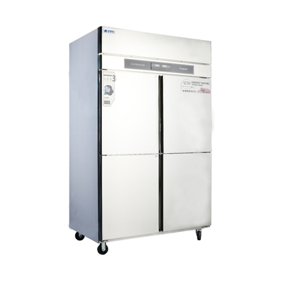 1960mm Height 4 Door Reach-in Vegetable Refrigerator 405L~1300L with Stainless Steel 304/201