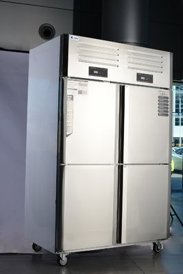 1960mm Height 4 Door Reach-in Vegetable Refrigerator 405L~1300L with Stainless Steel 304/201
