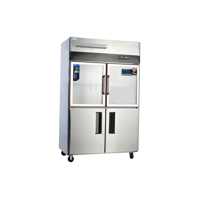 1960mm Height 4 Door Reach-in Vegetable Refrigerator 405L~1300L with Stainless Steel 304/201