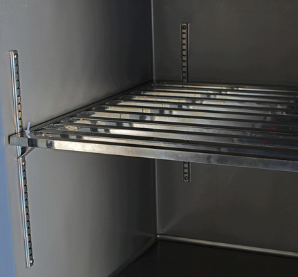 Commercial Kitchen Six-Door Glass Cooler with Stainless Steel Refrigerator Solutions